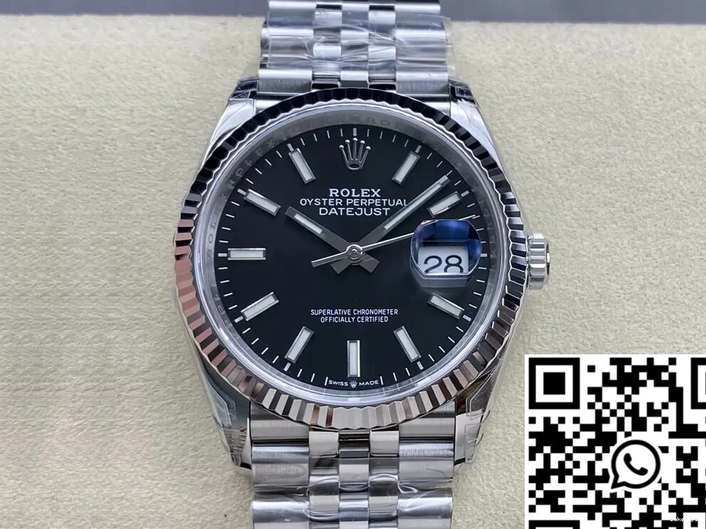 VS Stainless Datejust M126234-0015 Steel 36MM Rolex Factory 0906